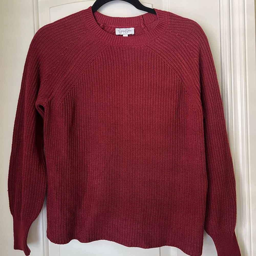 Jessica Simpson Red Knitted Sweater